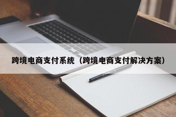 跨境电商支付系统（跨境电商支付解决方案）