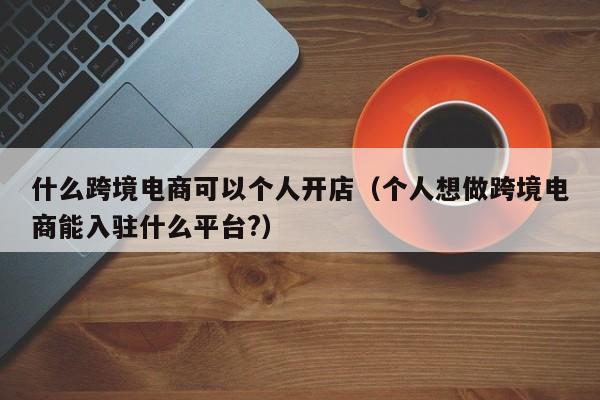 什么跨境电商可以个人开店（个人想做跨境电商能入驻什么平台?）