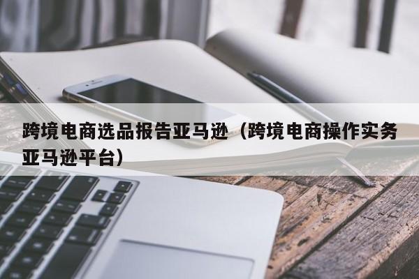 跨境电商选品报告亚马逊（跨境电商操作实务亚马逊平台）