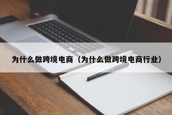 为什么做跨境电商（为什么做跨境电商行业）